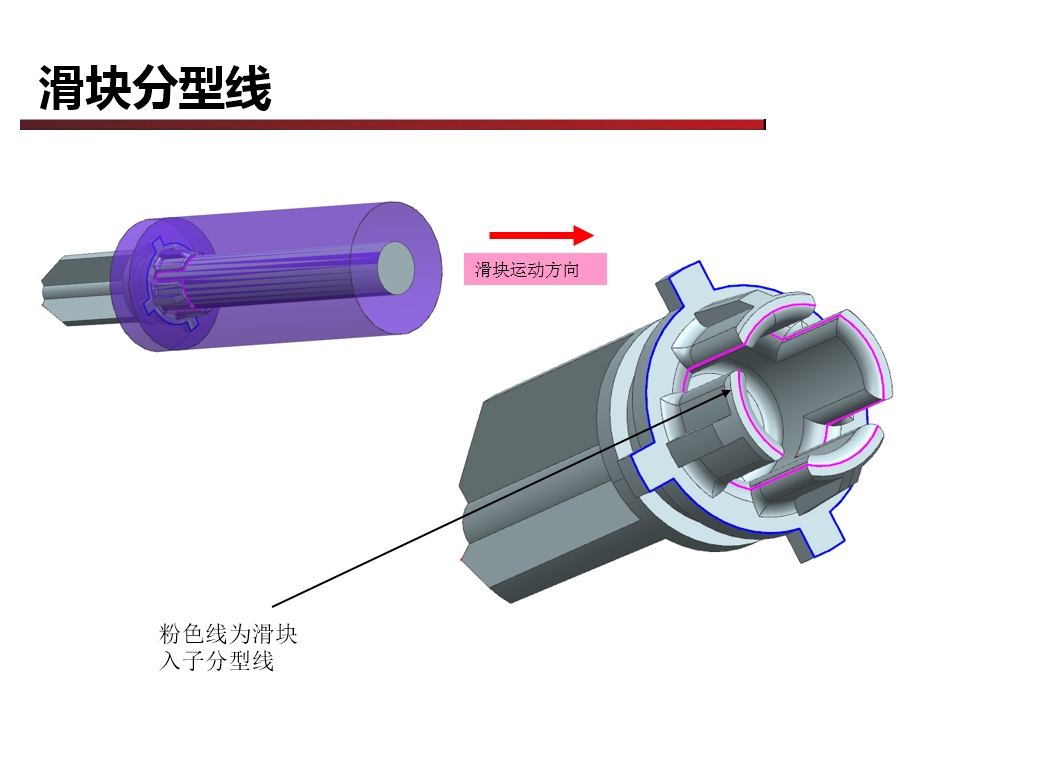 廣東深圳模具設(shè)計(jì)DFM報(bào)告滑塊分型線4